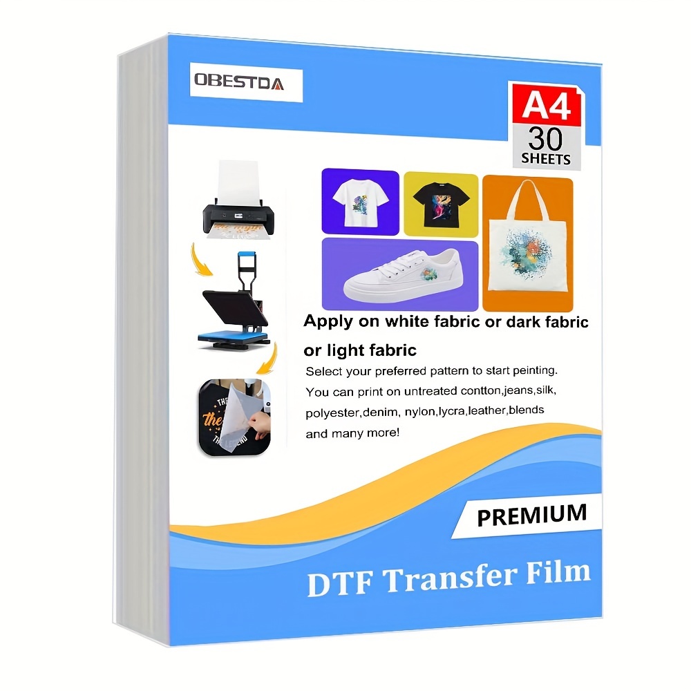 Electric Blanket Heated - A4 30 Pcs DTF 전사 필름