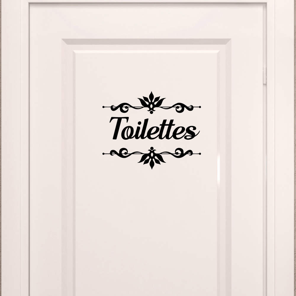 Home Textiles France - 꽃이 달린 프랑스 화장실, 욕실 문짝