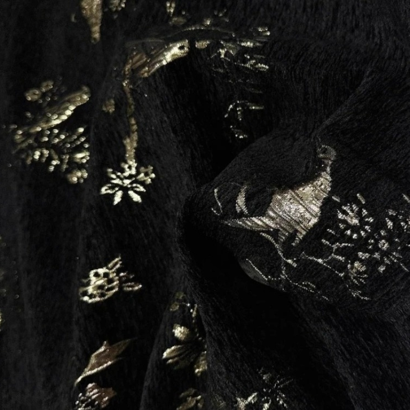 금사 자수 자카드 엠보싱 한푸 원단 재봉 부드러운 커튼 - Home Textiles Luxury Curtains 리뷰 및 가격