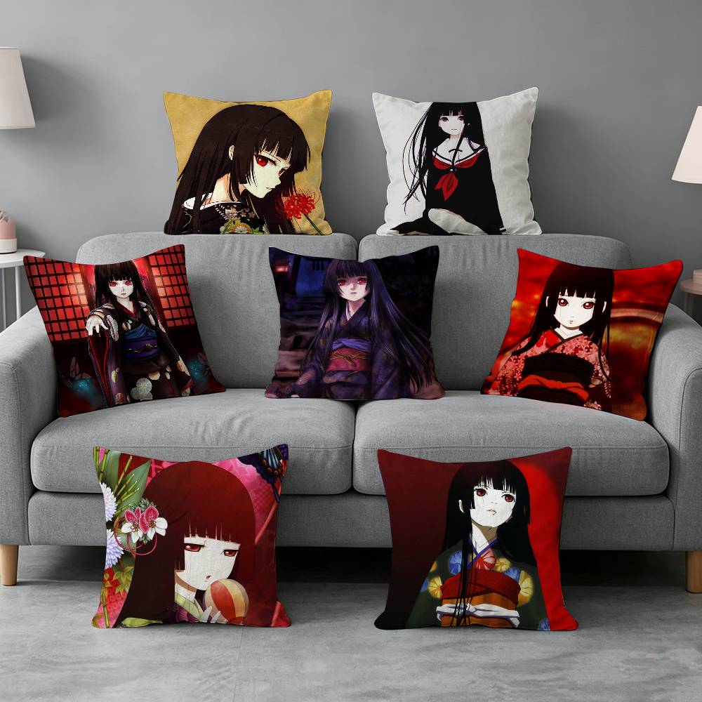 Hell G-Girl Anime-e 베개 커버 선물 고 - Home Textiles Definition 리뷰 및 가격