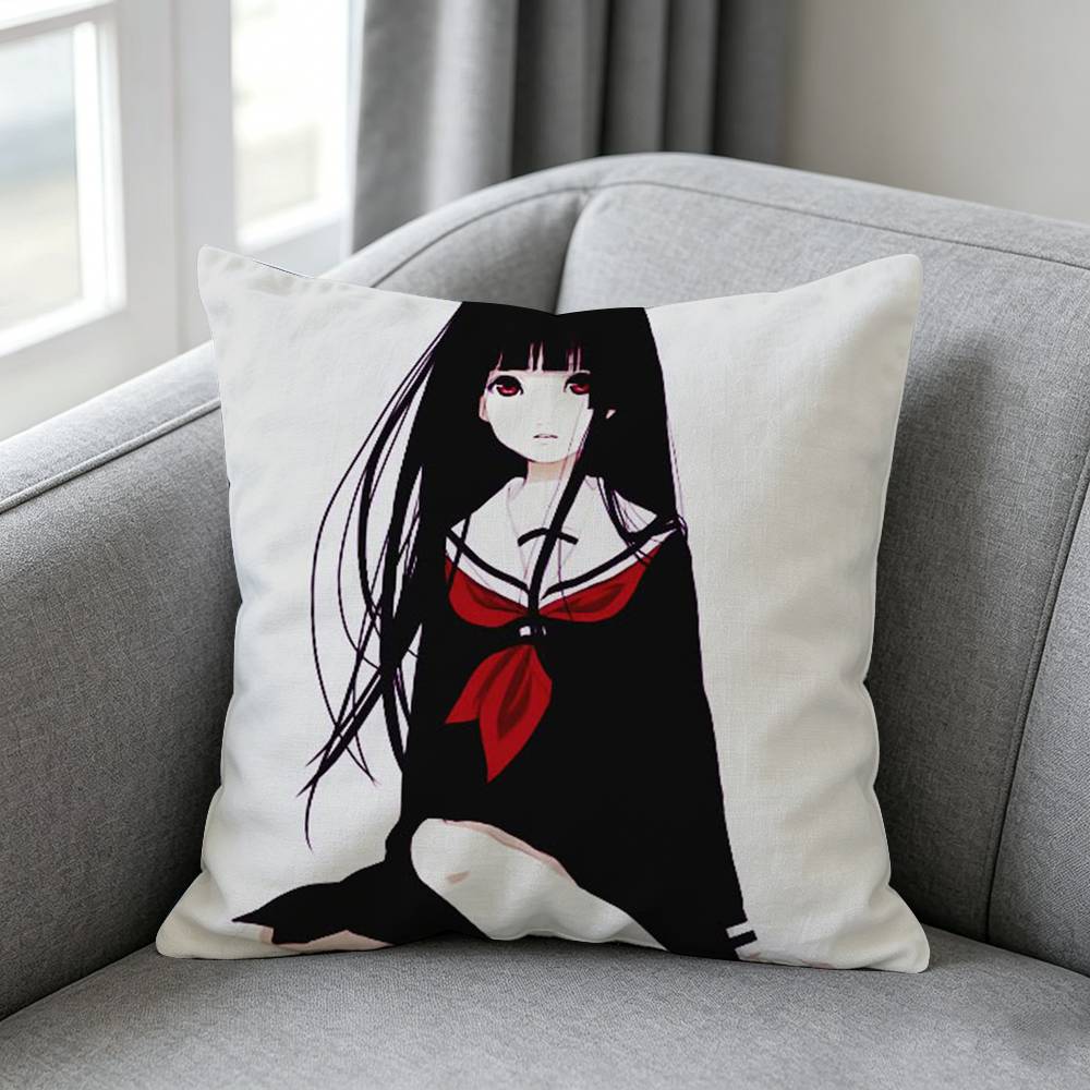 Hell G-Girl Anime-e 베개 커버 선물 고 - Home Textiles Definition 리뷰 및 가격