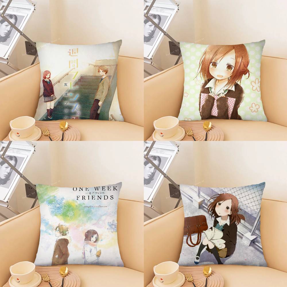 원 위크 프렌즈 애니메이션 베개 커버 패션 사각 베개  - Home Textiles Week 리뷰 및 가격