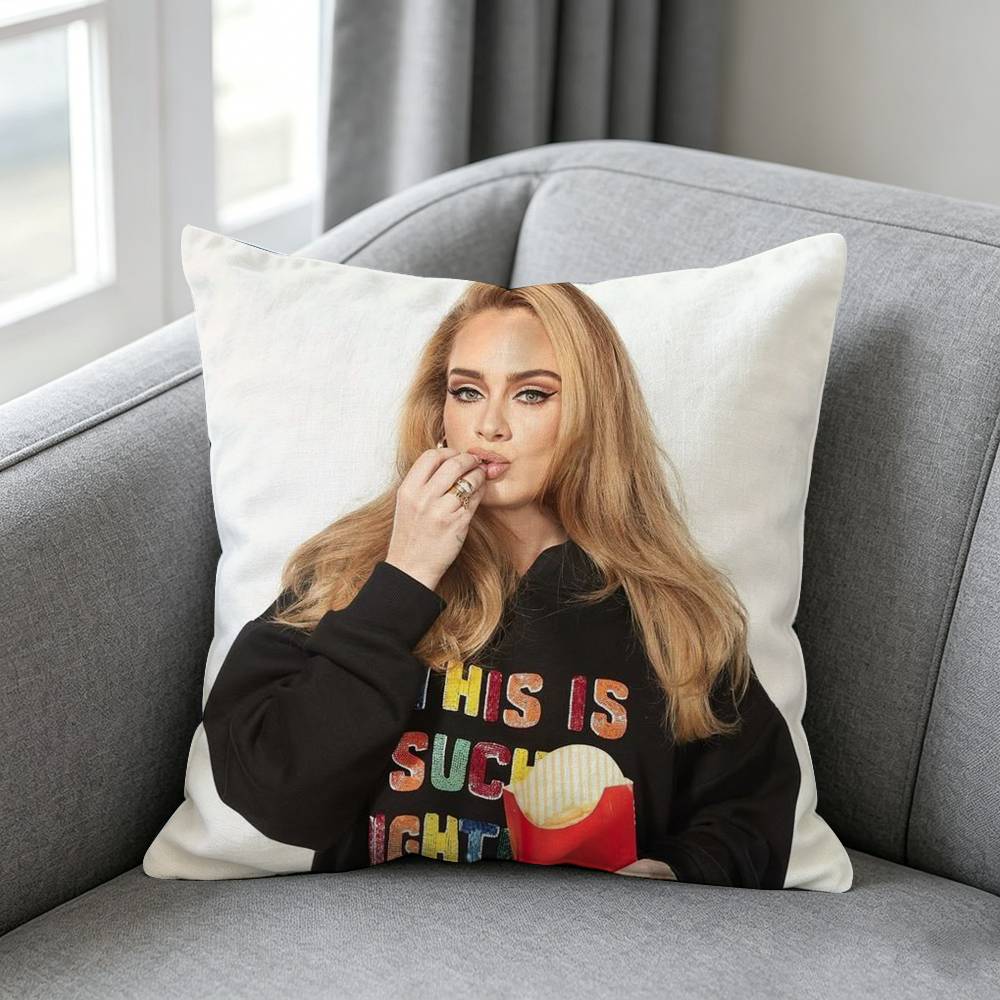 슈퍼스타-아델 베개 커버 선물 고화질 디지털 인쇄, 놀 - Home Textiles Definition 리뷰 및 가격