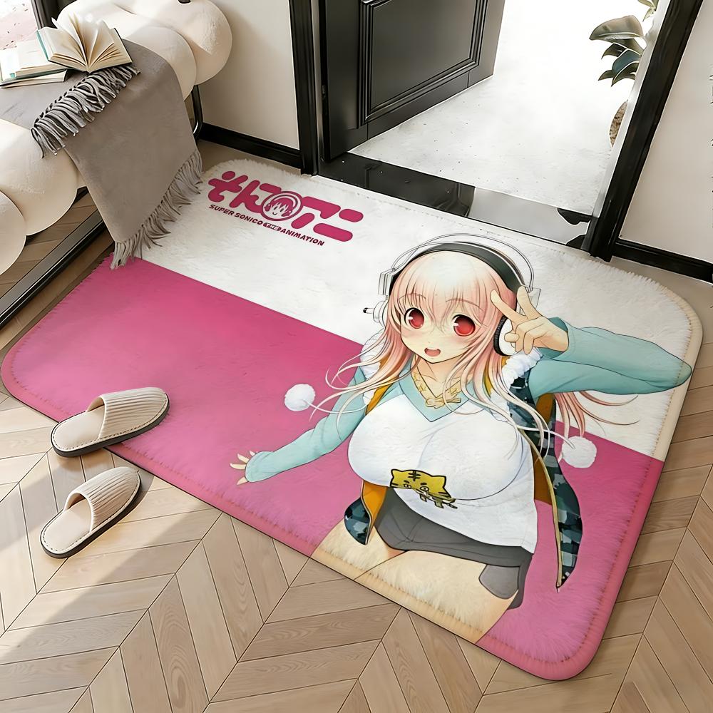 부드러운 흡수성 논슬립 러그 캐릭터 슈퍼 소닉오 만화  - Home Textiles Super Soft 리뷰 및 가격