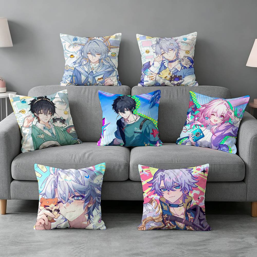 Game-e Honkai Star Rail 베개 커버  - Home Textiles Definition 리뷰 및 가격