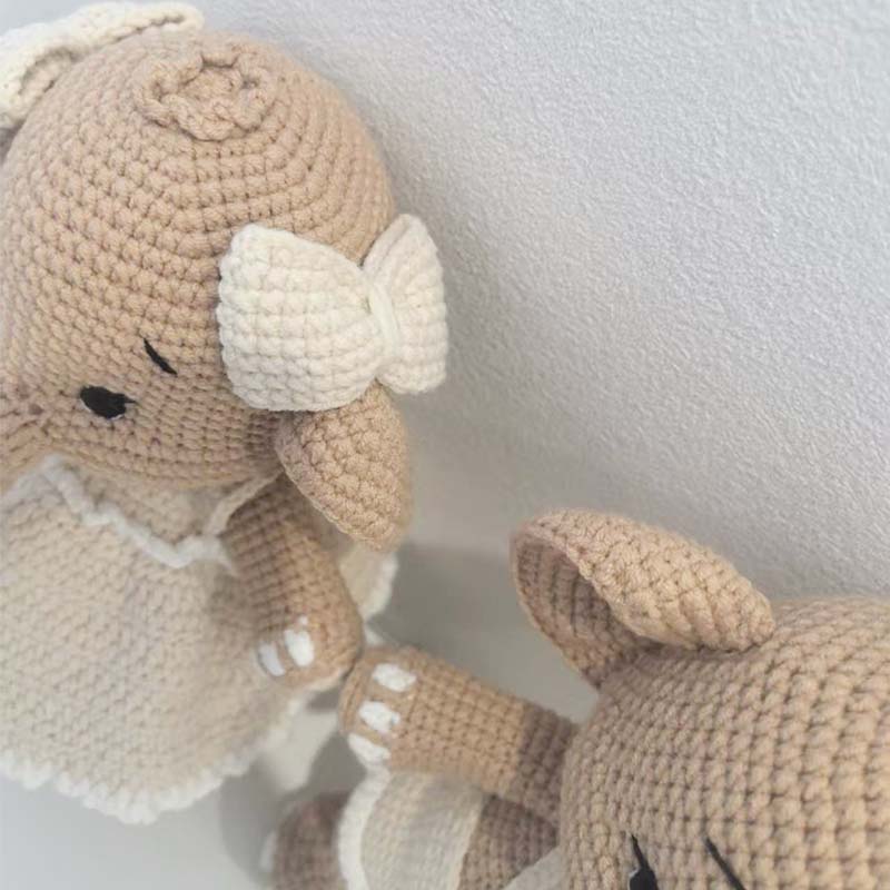 수제 코바늘 코끼리 인형 아미구루미, 집 꾸미기, 출산 - Home Textiles Today 리뷰 및 가격