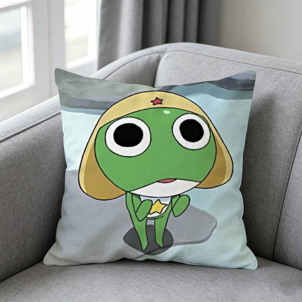 Keroro Gunsous-s Frog-g 베개 커버  - Home Textiles Definition 리뷰 및 가격