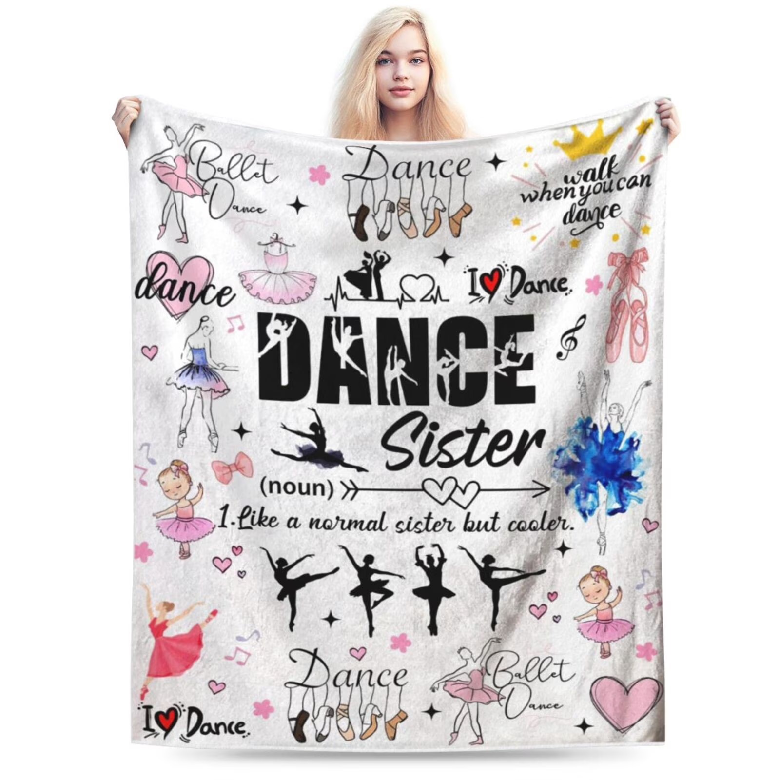 댄스 시스터 데피니션 발레 애호가 성인용 가벼운 플란넬 - Home Textiles Definition 리뷰 및 가격