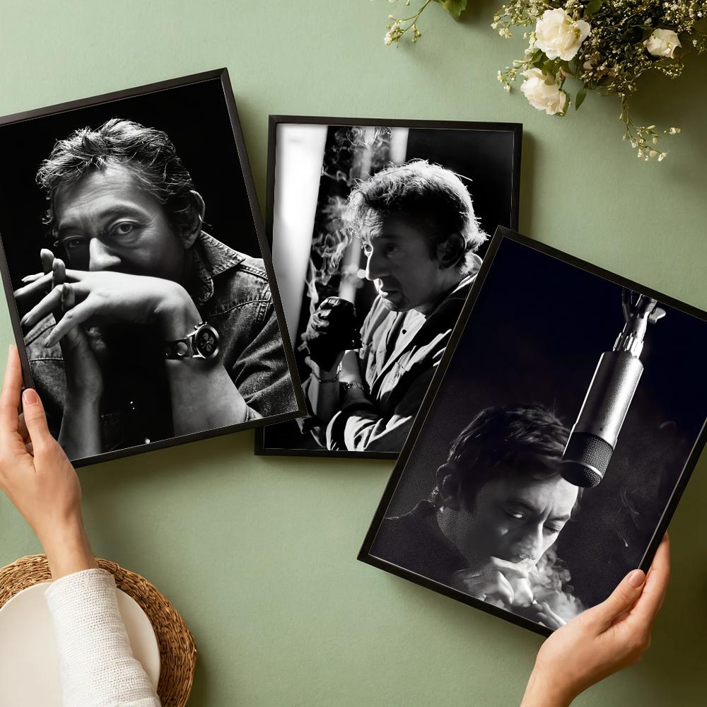 프랑스 가수 S-Serge Gainsbourg 포스터  - Home Textiles France 리뷰 및 가격