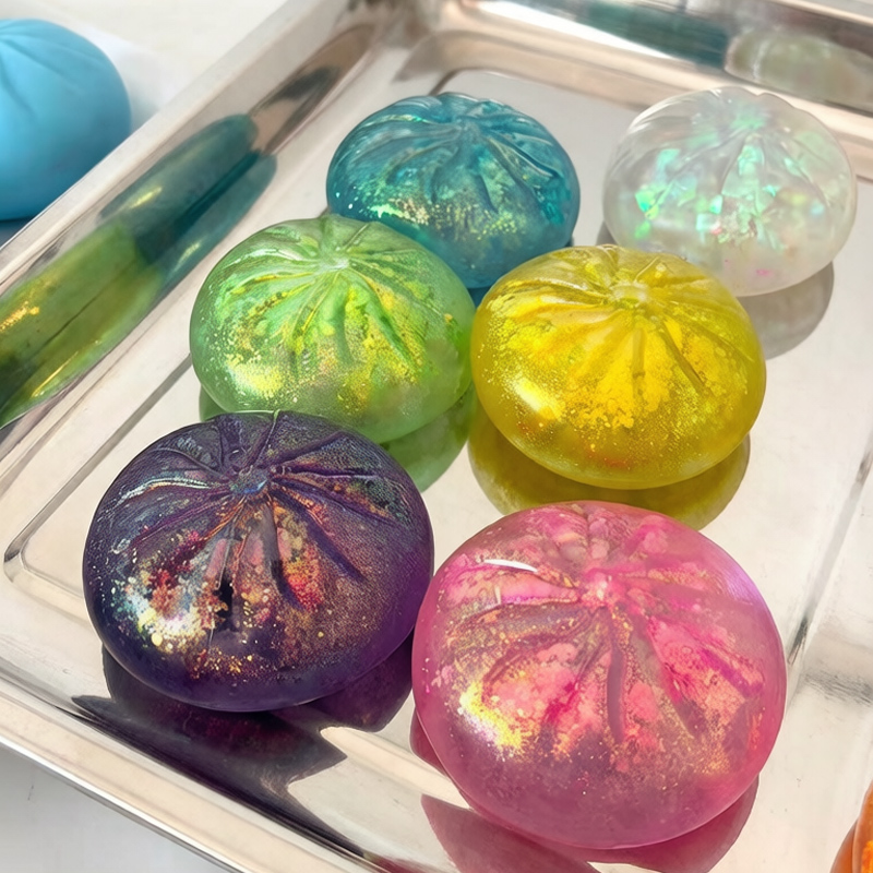 5*8cm 부드러운 반동 찐빵 모양 스퀴시 장식품 음식 - Home Textiles Today 리뷰 및 가격