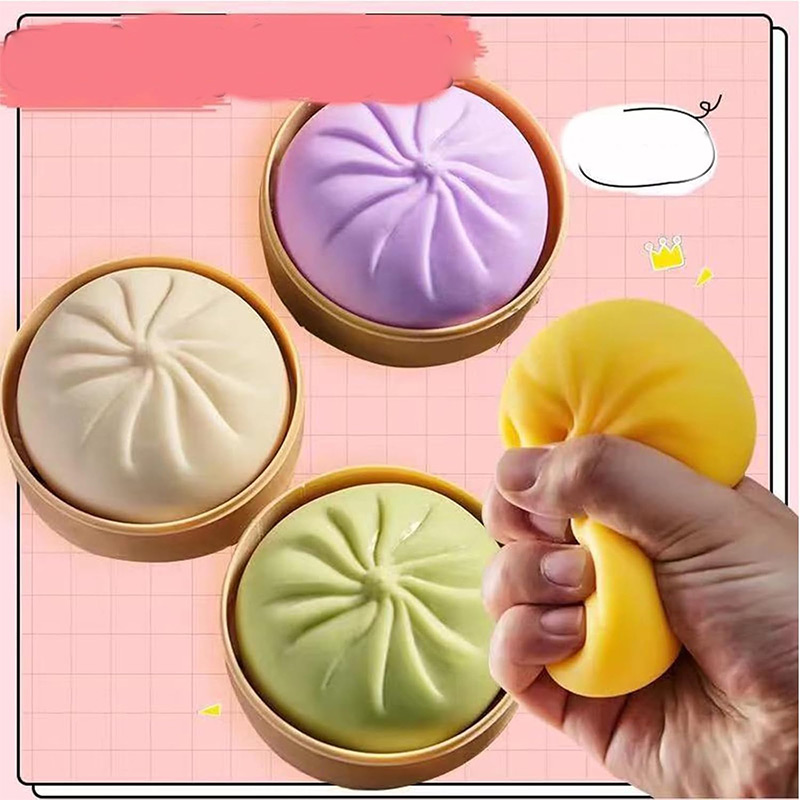 5*8cm 부드러운 반동 찐빵 모양 스퀴시 장식품 음식 - Home Textiles Today 리뷰 및 가격