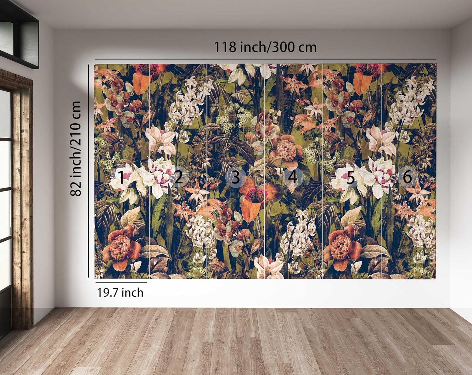 럭셔리 플로럴 태피스트리 침대 배경 벽걸이 패브릭 태피 - Home Textiles Luxury Curtains 리뷰 및 가격