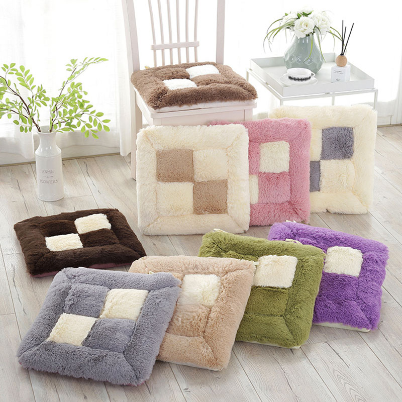 새로운 두꺼운 격자 무늬 투톤 쿠션 북유럽 스타일의 매 - Home Textiles Super Soft 리뷰 및 가격