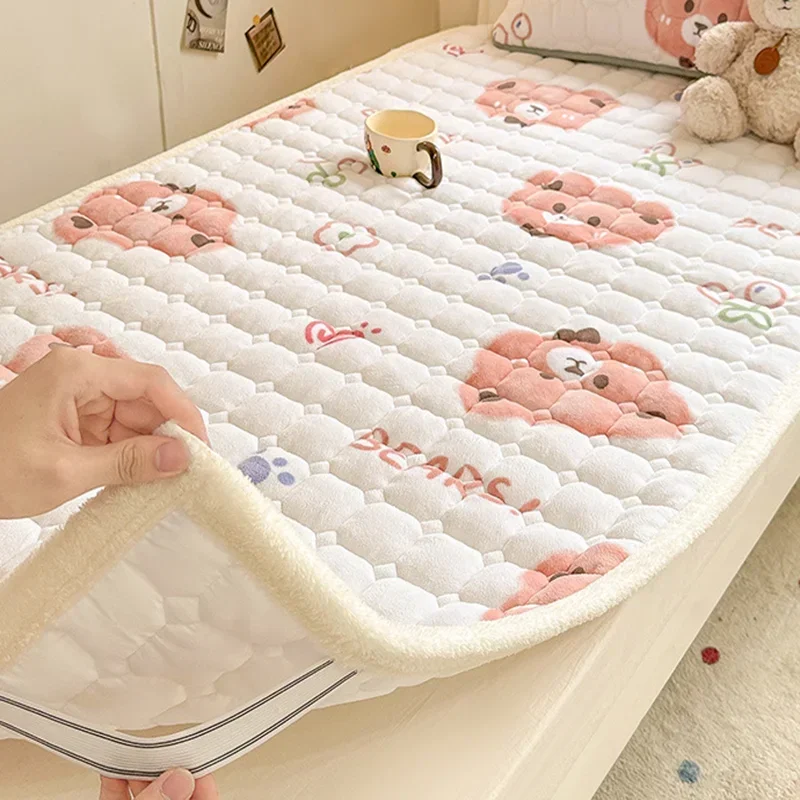 만화 프린트 따뜻한 침대 매트리스 슈퍼 소프트 코지 밀 - Home Textiles Super Soft 리뷰 및 가격